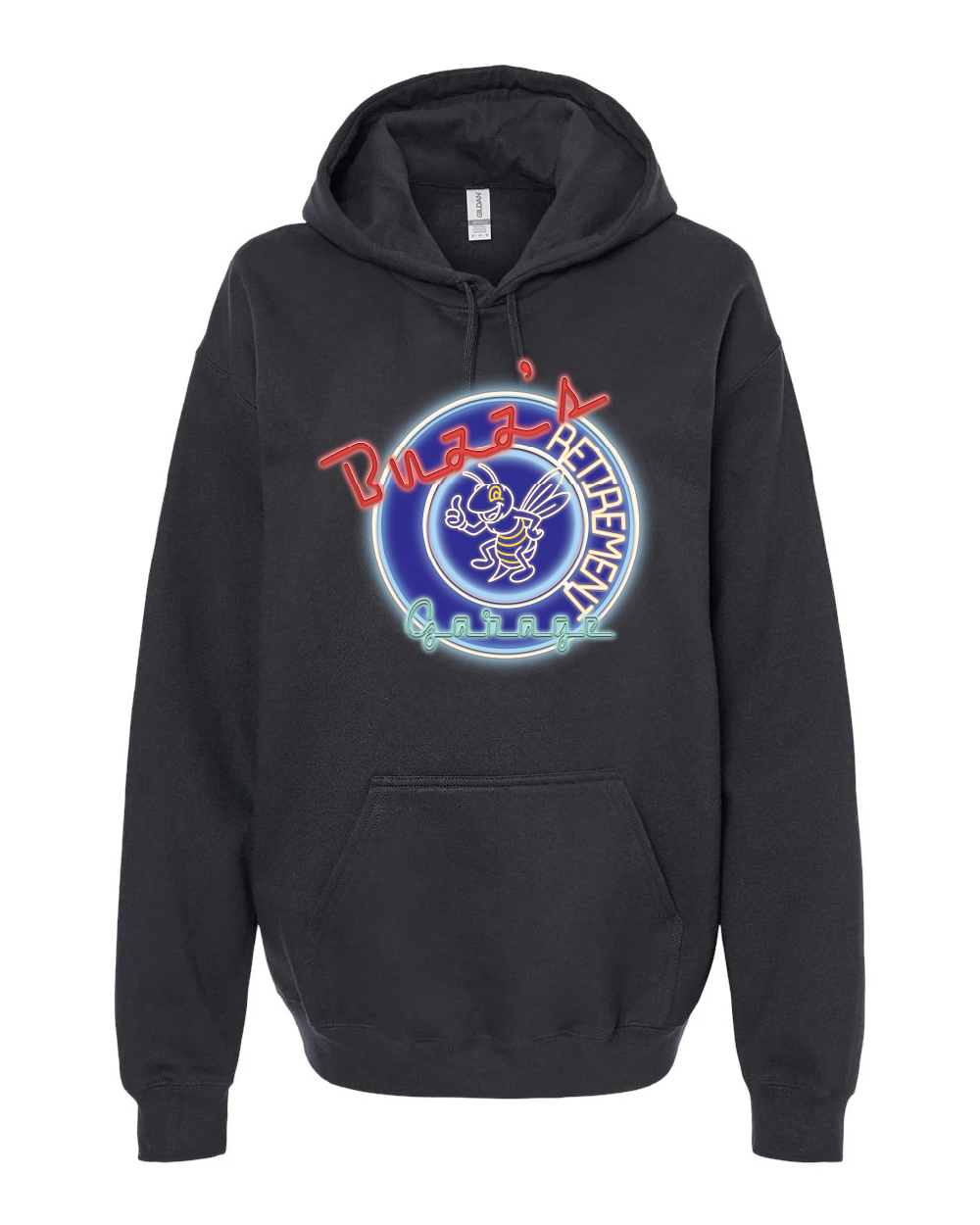 Buzz's Retirement Garage Hooded Sweatshirt - Gilden