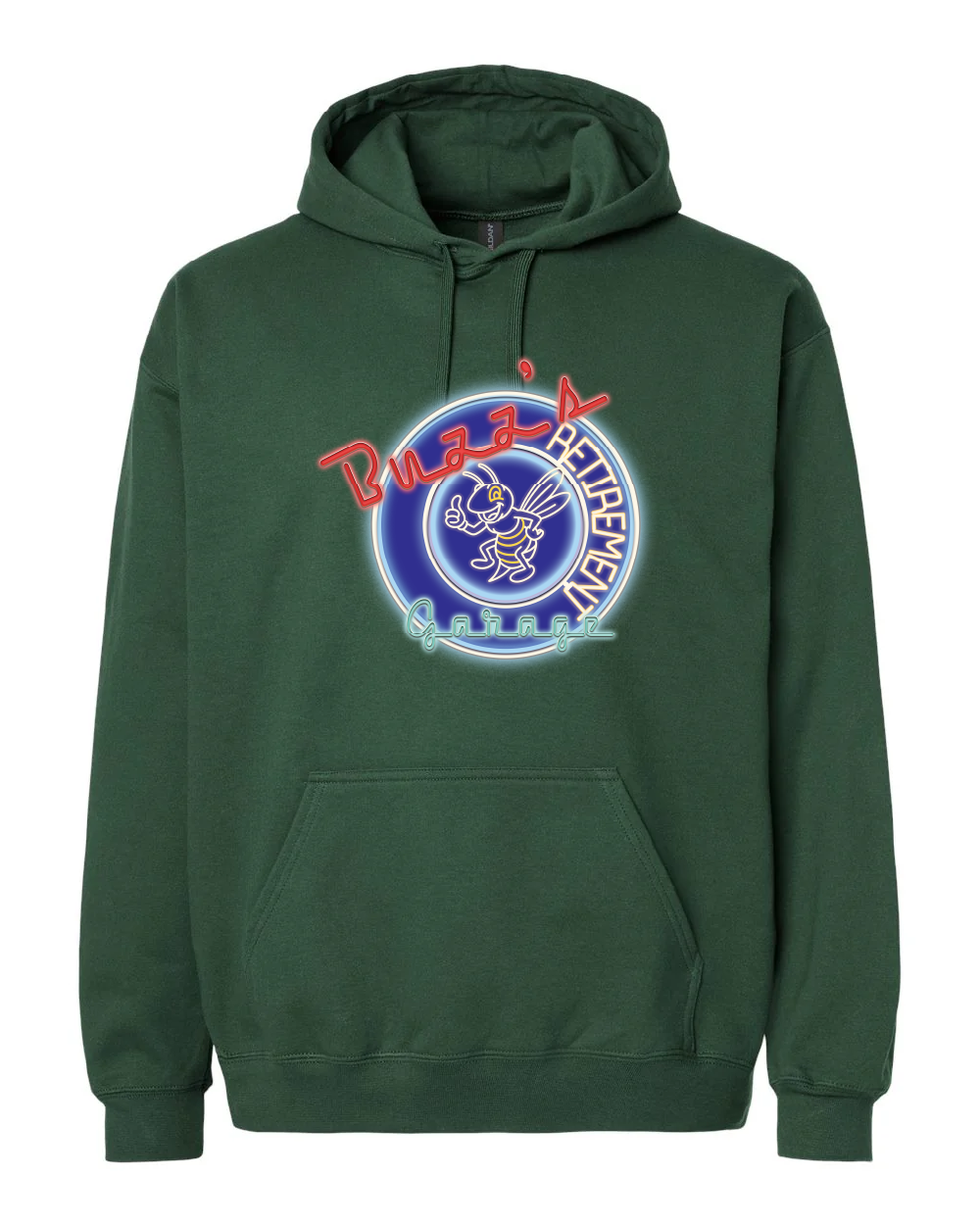 Buzz's Retirement Garage Hooded Sweatshirt - Gilden