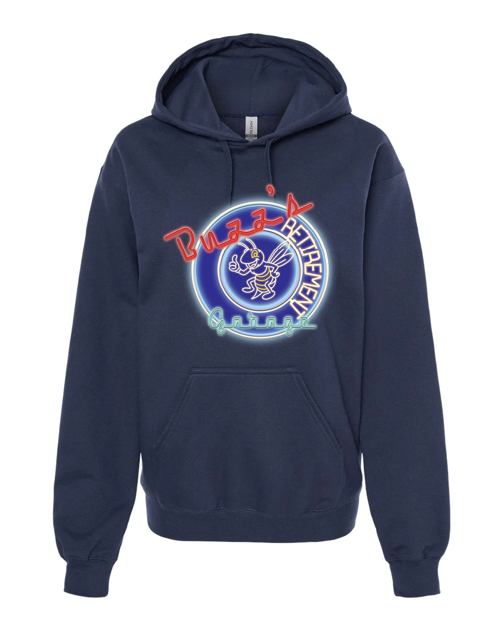 Buzz's Retirement Garage Hooded Sweatshirt - Gilden