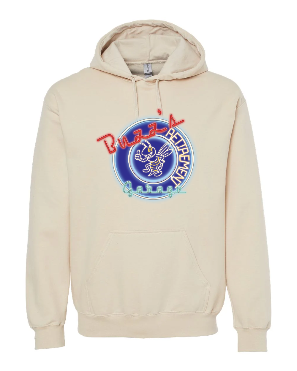 Buzz's Retirement Garage Hooded Sweatshirt - Gilden