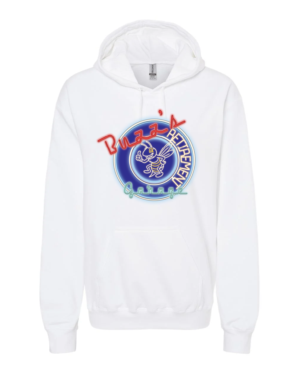 Buzz's Retirement Garage Hooded Sweatshirt - Gilden