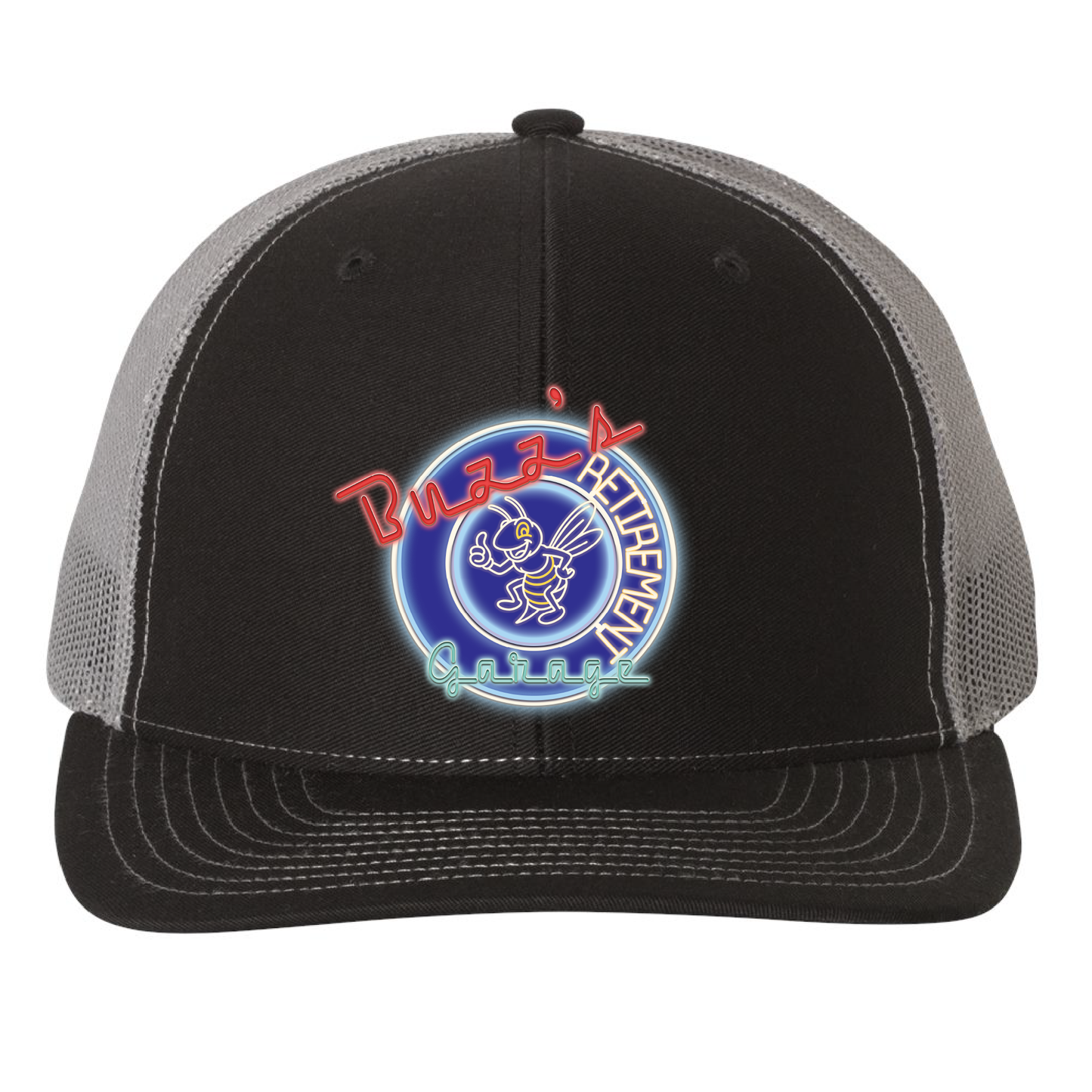 Buzz's Retirement Garage Richardson 112 Trucker Hat - Buzz Logo