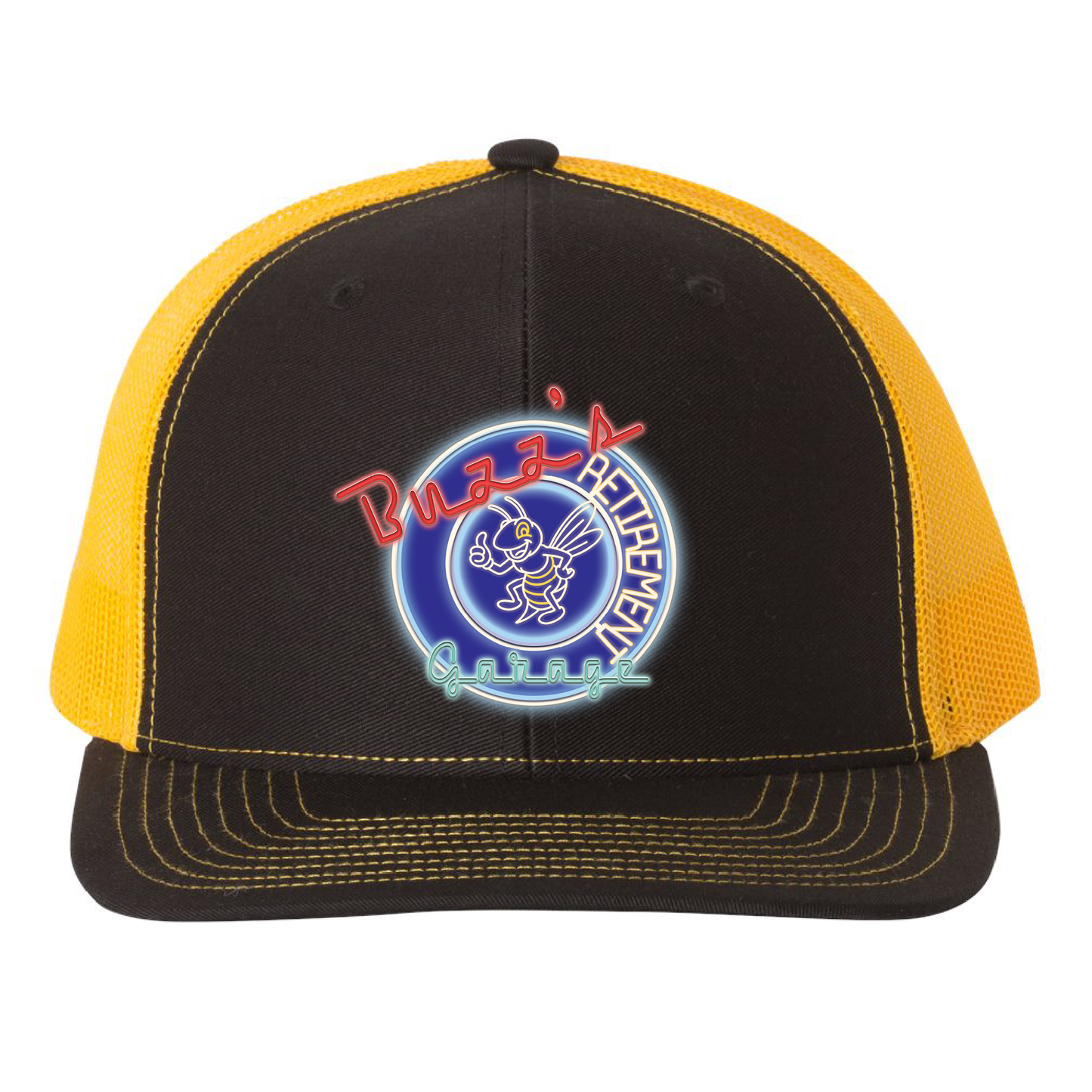 Buzz's Retirement Garage Richardson 112 Trucker Hat - Buzz Logo
