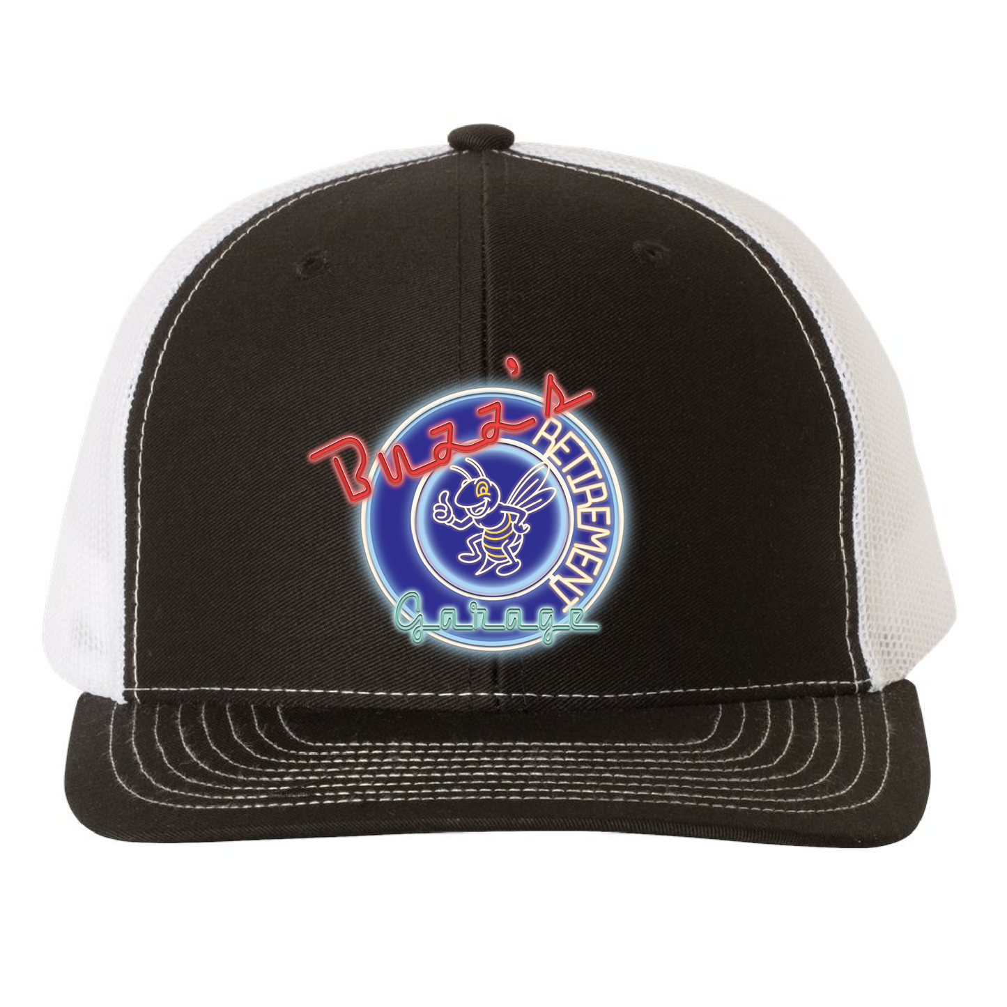 Buzz's Retirement Garage Richardson 112 Trucker Hat - Buzz Logo