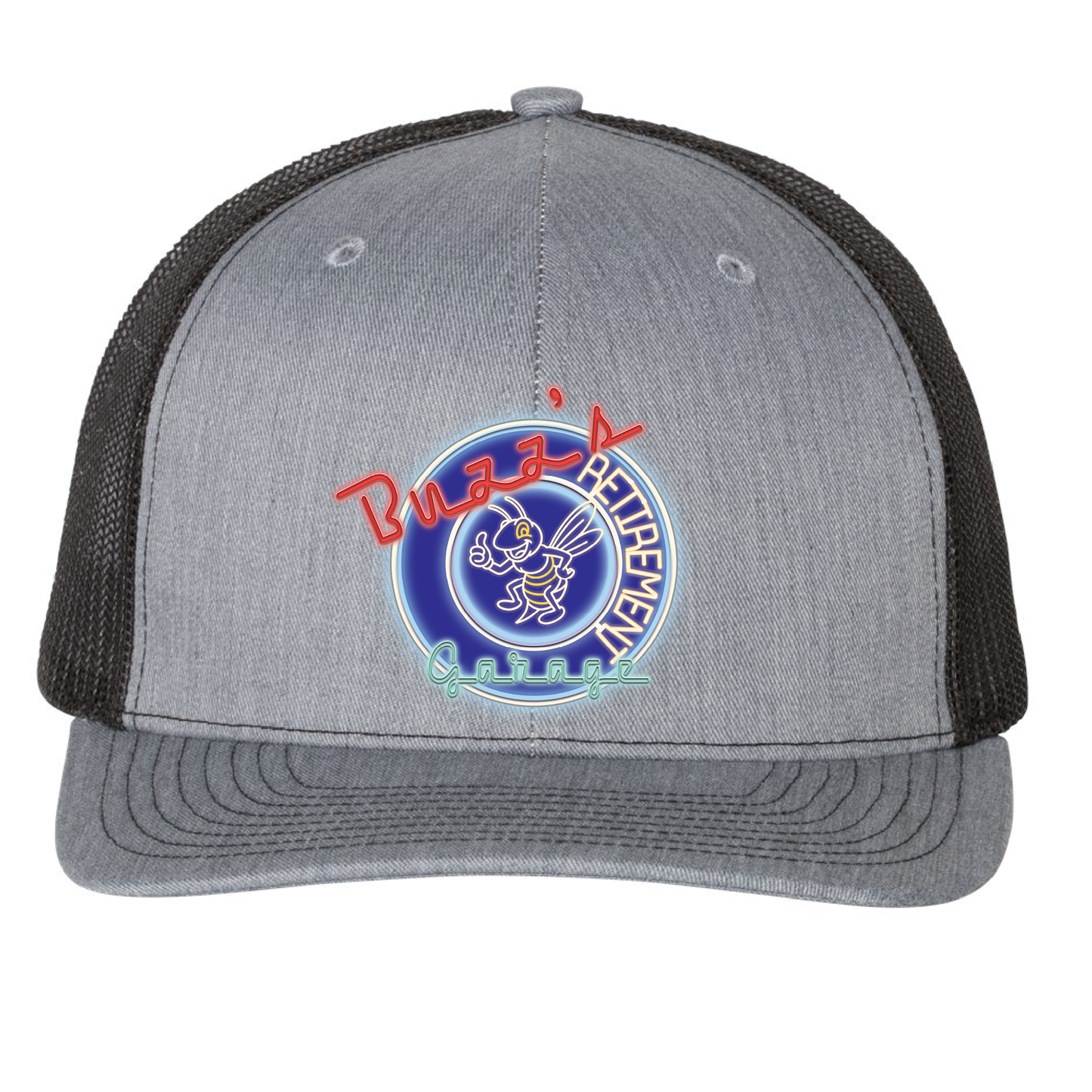 Buzz's Retirement Garage Richardson 112 Trucker Hat - Buzz Logo