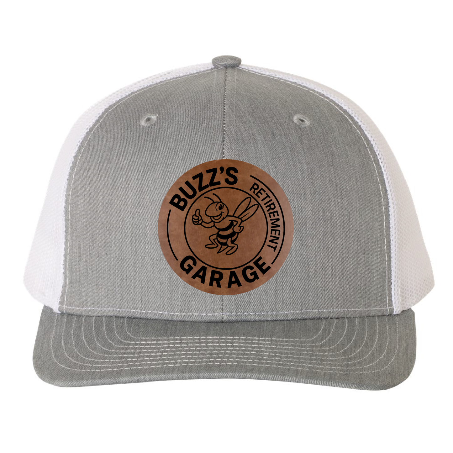 Buzz's Retirement Garage Richardson 112 Trucker Hat - Buzz Logo Engraved