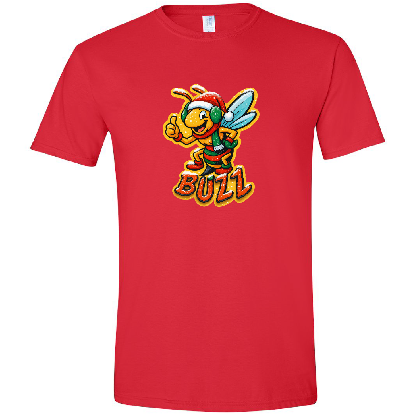 2025 Exclusive Short Sleeve T-Shirt with Buzz’s Holiday Edition – Gildan Softstyle