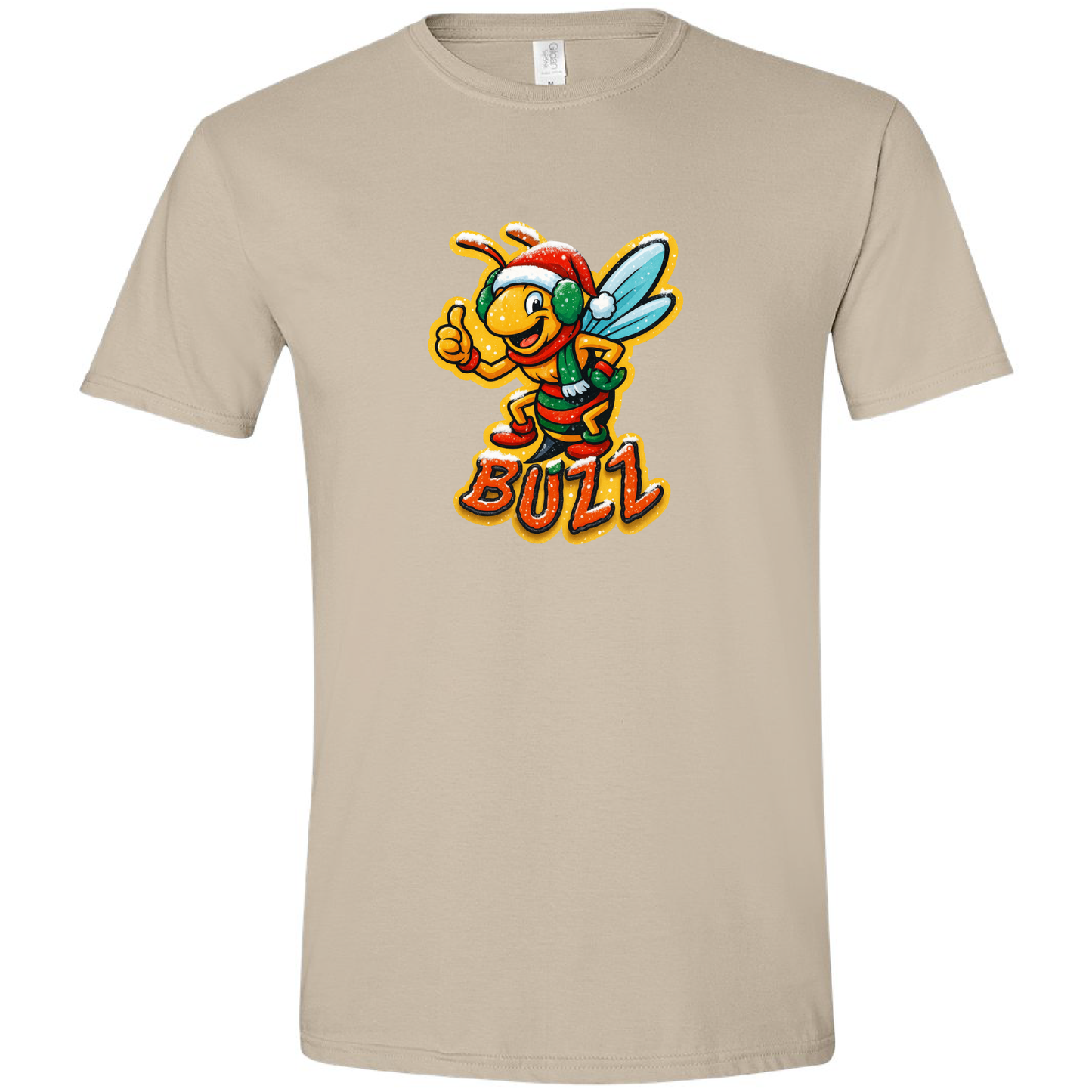 2025 Exclusive Short Sleeve T-Shirt with Buzz’s Holiday Edition – Gildan Softstyle