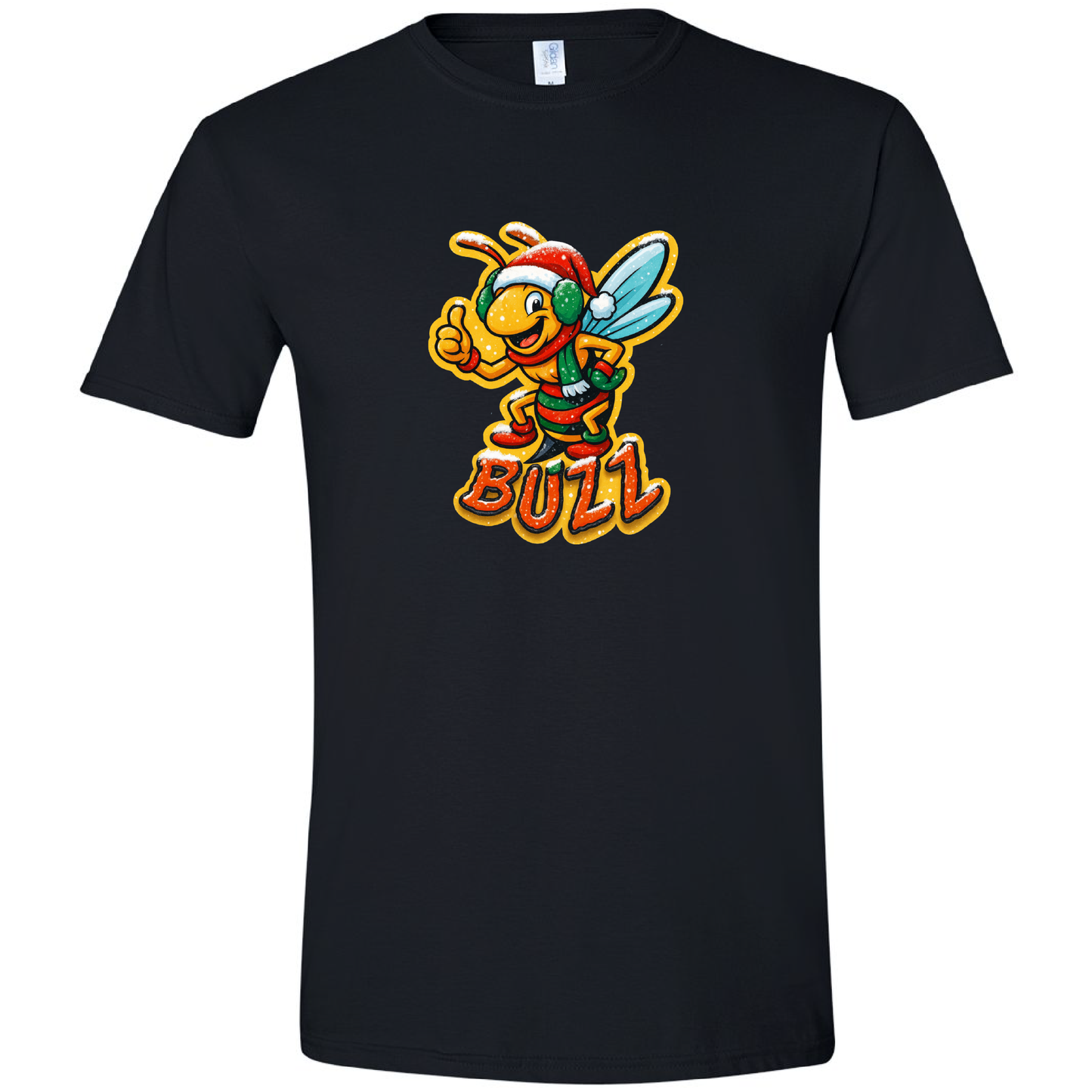 2025 Exclusive Short Sleeve T-Shirt with Buzz’s Holiday Edition – Gildan Softstyle