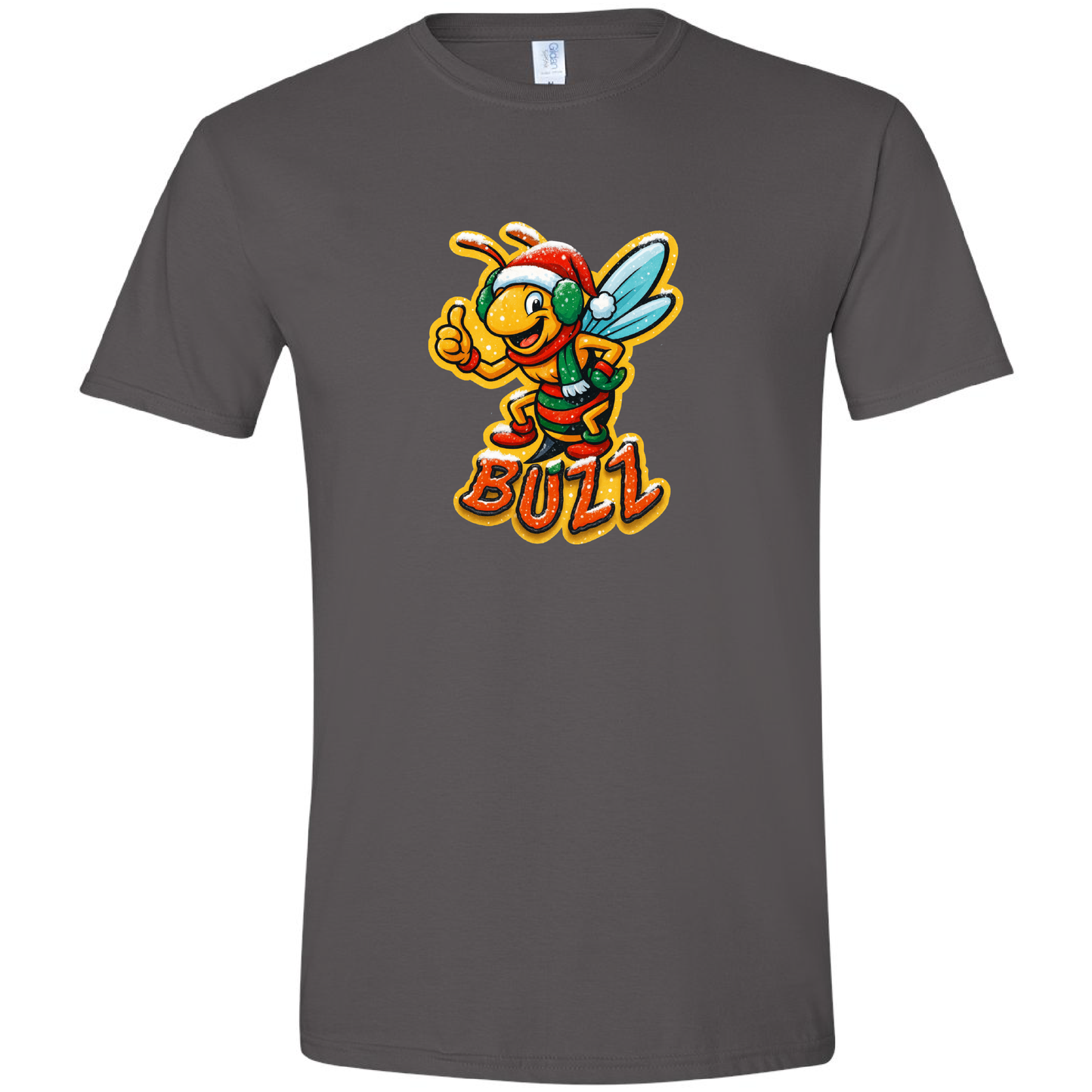 2025 Exclusive Short Sleeve T-Shirt with Buzz’s Holiday Edition – Gildan Softstyle