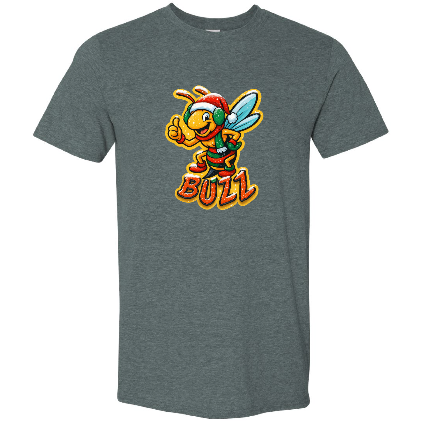 2025 Exclusive Short Sleeve T-Shirt with Buzz’s Holiday Edition – Gildan Softstyle