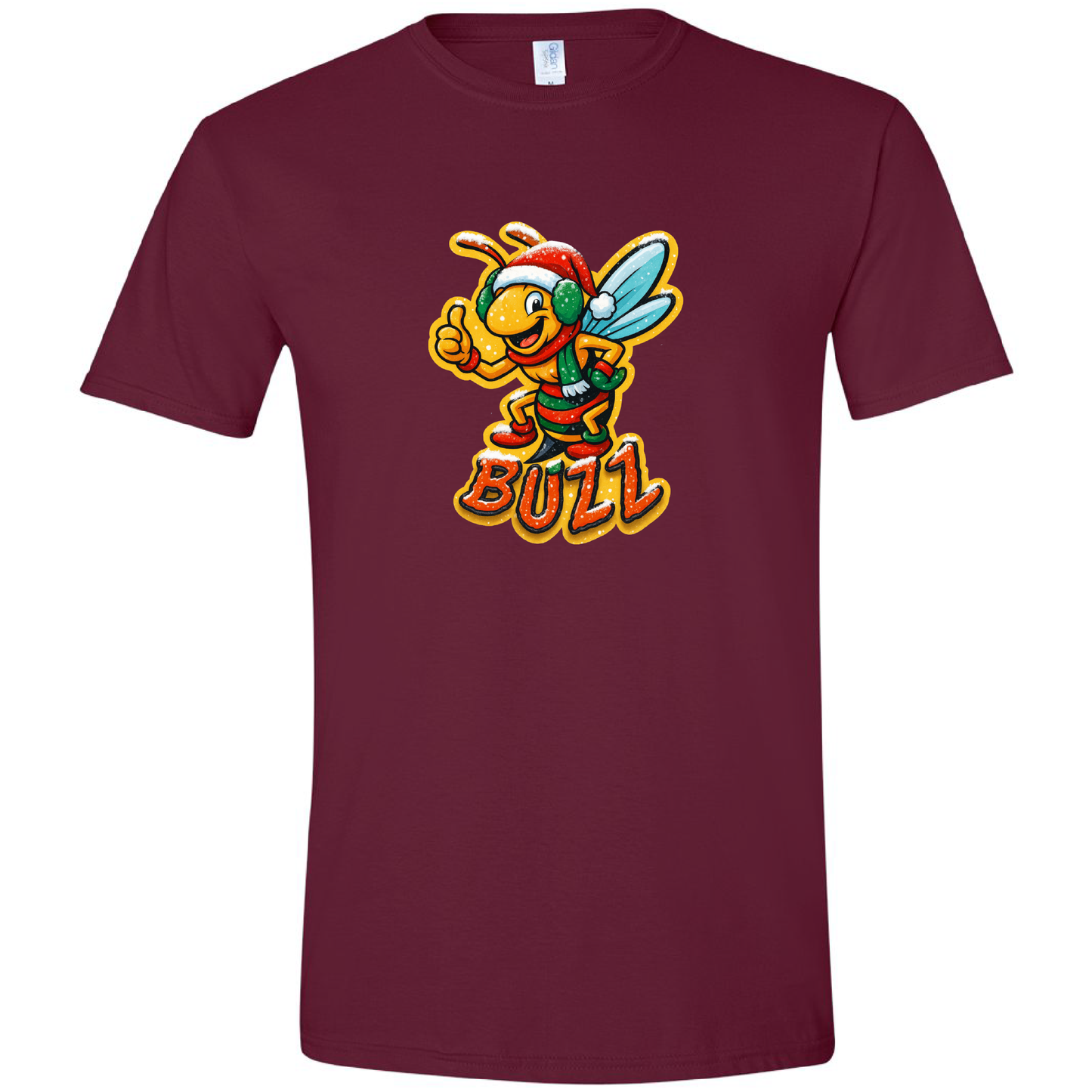 2025 Exclusive Short Sleeve T-Shirt with Buzz’s Holiday Edition – Gildan Softstyle