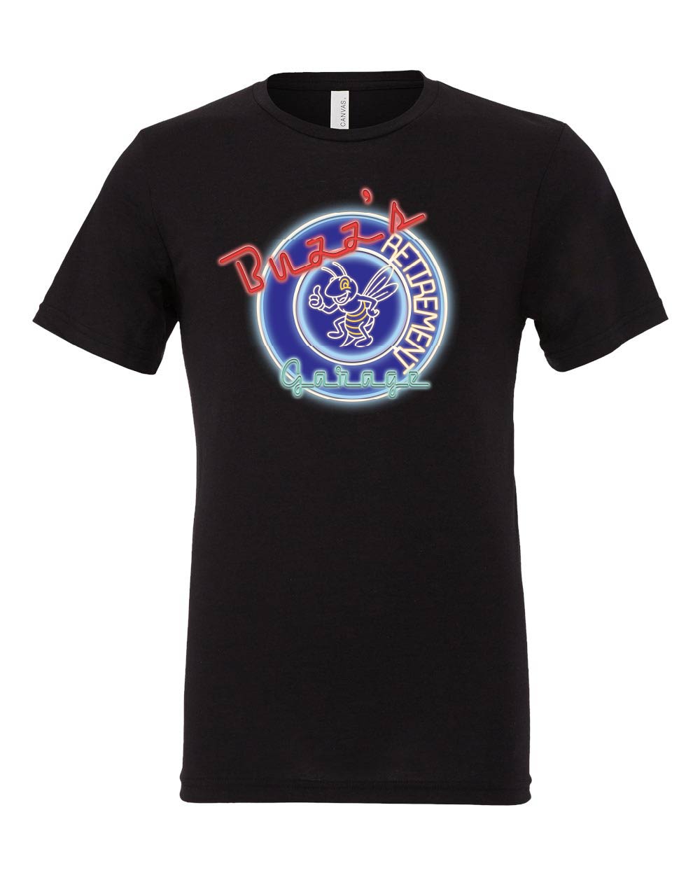 Buzz's Retirement Garage Short Sleeve T-shirt - Bella + Canvas