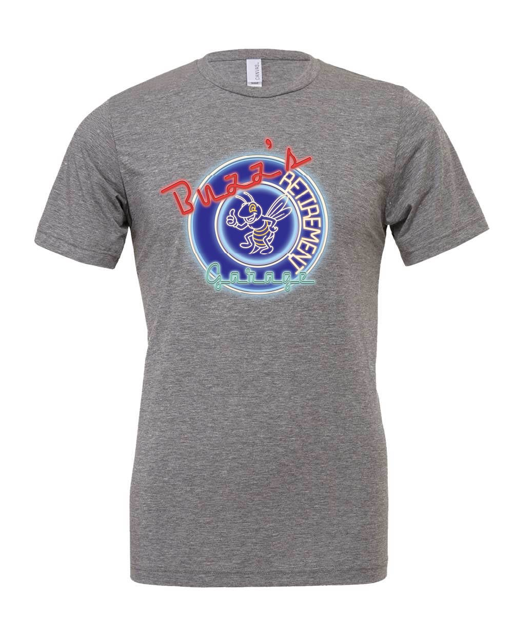 Buzz's Retirement Garage Short Sleeve T-shirt - Bella + Canvas