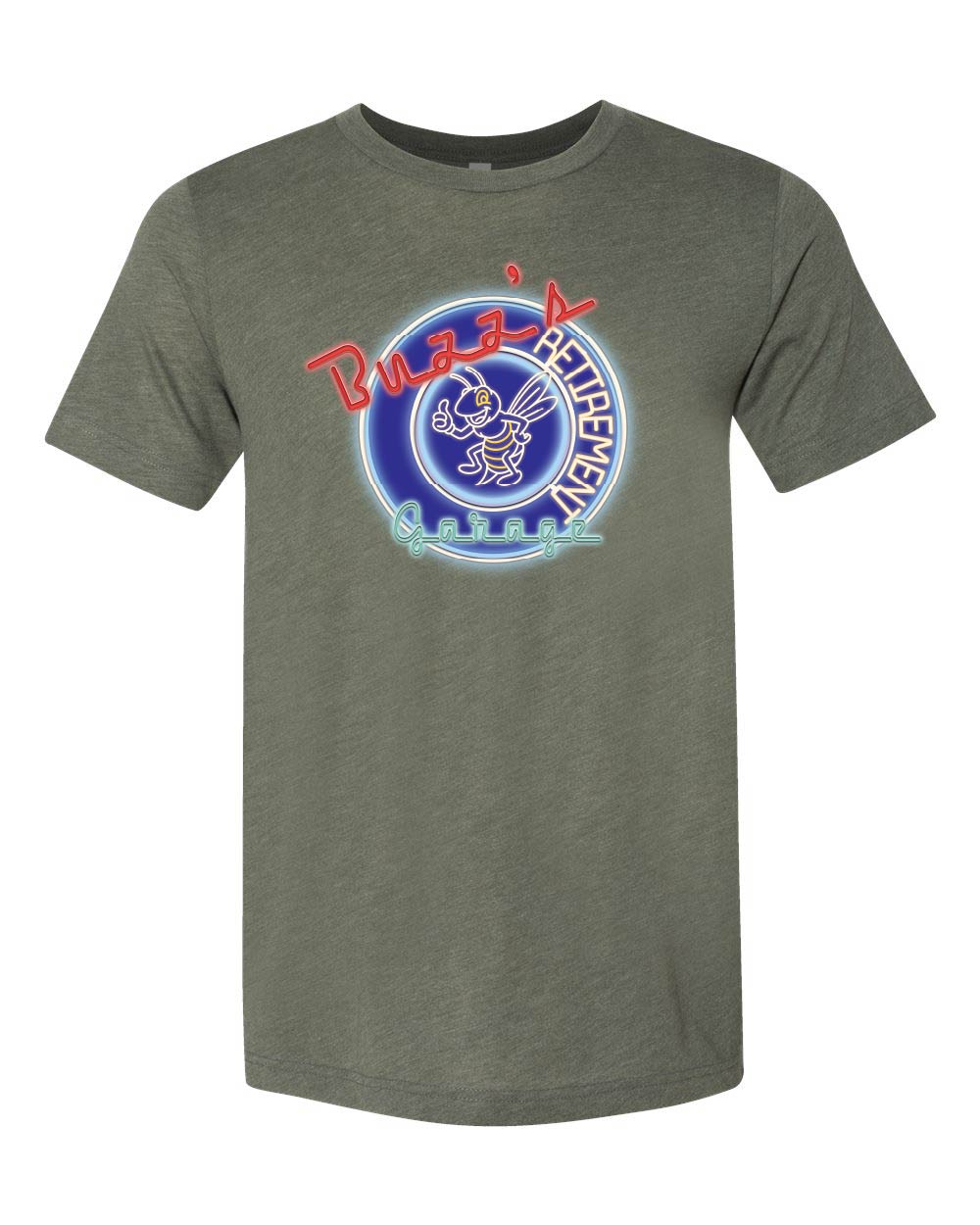 Buzz's Retirement Garage Short Sleeve T-shirt - Bella + Canvas