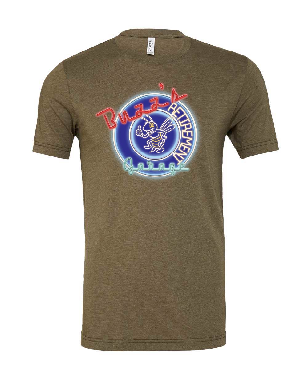 Buzz's Retirement Garage Short Sleeve T-shirt - Bella + Canvas
