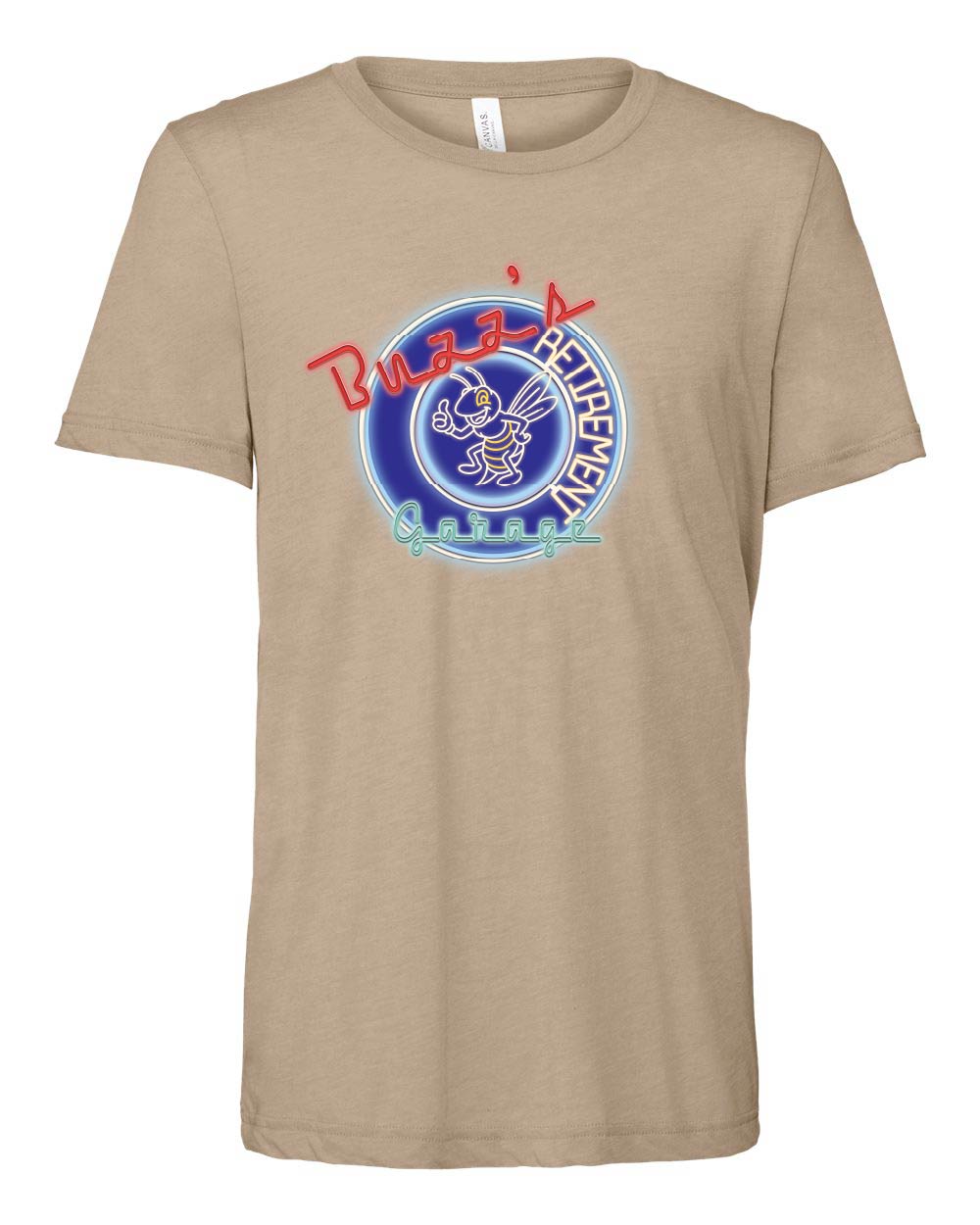 Buzz's Retirement Garage Short Sleeve T-shirt - Bella + Canvas